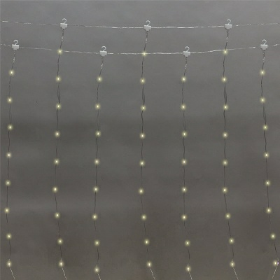 Гирлянда "Дождь из росы" 3х3 м, 300LED, IP20, теплый  (Китай)