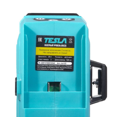 Лазерный уровень TESLA URХ2G зеленый луч (Китай)