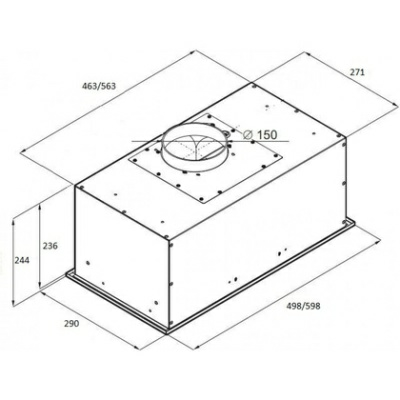 Вытяжка Ciarko HitSpot 500 white (Китай)
