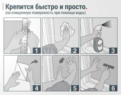 Статическая оконная пленка S4524 (Китай) Статическая оконная пленка S4524 (Китай)