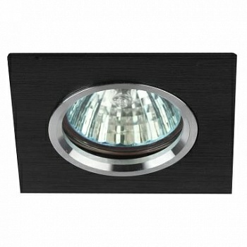 Светильник KL57 SL/BK ЭРА литой "алюминевый " MR16,12V/220V, 50W серебро/черный Светильник KL57 SL/BK ЭРА литой "алюминевый " MR16,12V/220V, 50W серебро/черный