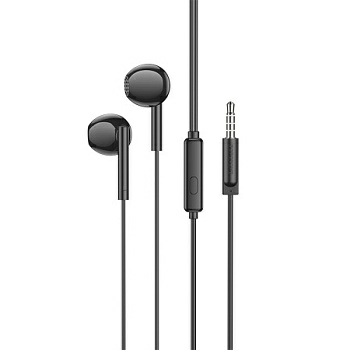 Наушники Borofone BM76 с микрофоном Jack 3.5mm 1.2м черный (Китай)
