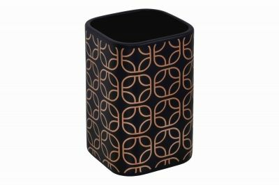 Стакан косметический черный GLOSSY 07969 (Польша)