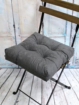 Подушка декоративная  МАТЕХ VELOURS LINE 40*40*8. серый(Беларусь) Подушка декоративная  МАТЕХ VELOURS LINE 40*40*8. серый(Беларусь)