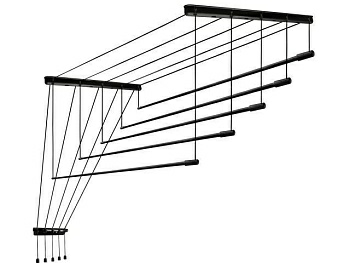 Сушилка для белья потолочная алюминиевая PERFECTO LINEA (Беларусь)