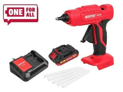 Аккумуляторный клеевой пистолет WORTEX CGG 1118 (Китай)