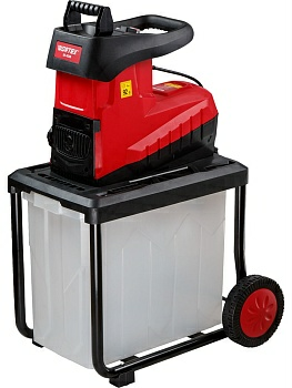 Садовый измельчитель WORTEX SE 4528 2.8 кВт индукционный двигатель фреза диаметр веток 45 мм (Китай)