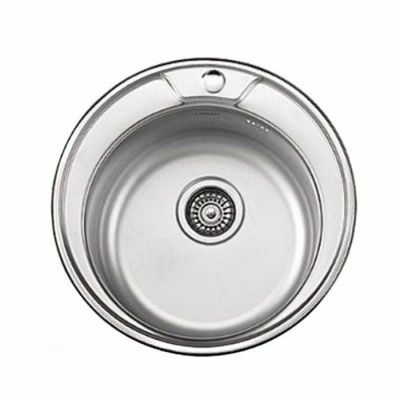 /Мойка L64949-6 Ledeme, декор,  нерж. сталь , сифон в комплекте(Китай)/