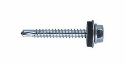 Кровельный саморез 5,5х25 цинк в металл (Китай) Кровельный саморез 5,5х25 цинк в металл (Китай)