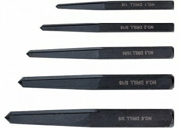 Набор экстракторов 5шт, прямой квадрат Matrix 77351 (Россия)