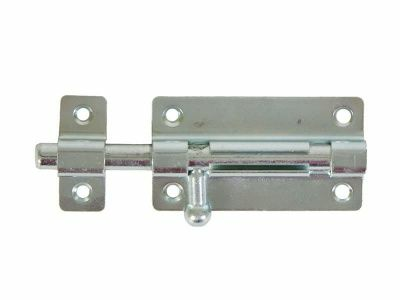 Задвижка дверная 01, цинк (пакет/1шт) (Россия)