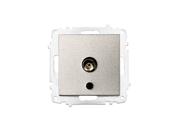 Розетка ТВ одиночная, механизм Ovivo (Турция)