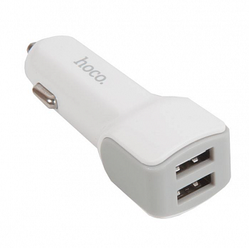 Автомобильное зарядное устройство hoco Z23 двойной порт 2.4А (Китай)