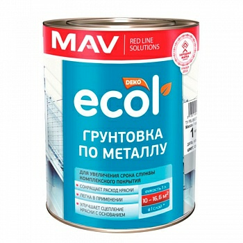 Грунтовка по металлу MAV ECOL ГФ-021 (Беларусь) в Борисове