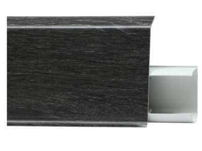 Плинтус ПВХ с съемной панелью TERA 72мм 733 Смоул 2,2м (Россия) в Борисове