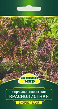 Горчица салатная Краснолистная W. Legutko (Беларусь)