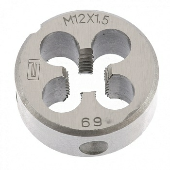 Плашка М12 х 1,5 мм Сибртех 77031(Россия)