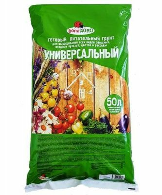 Готовый грунт bonaAGRO универсальный 50л