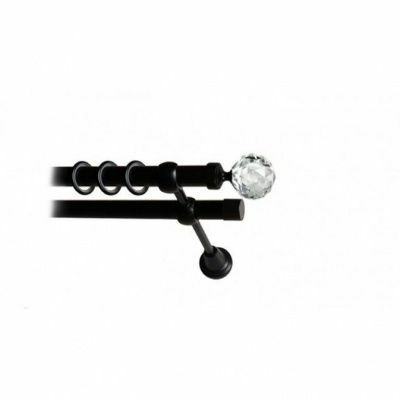 Наконечник Кристалл 19мм черный матовый YF130 (Россия)