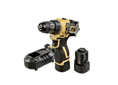 Дрель аккумуляторная бесщеточная HCD1645BLC  Hanskonner PLATINUM 4В 45Нм 2х2.0Ач 10мм сумка-кейс (Китай)