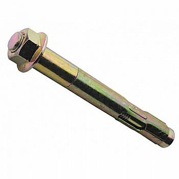 Анкерный болт с гайкой М16 20х75 желтый цинк (Китай)