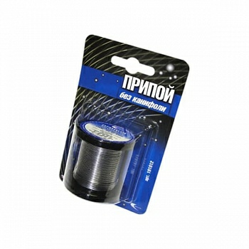 Припой ПОС 61 проволока, катушка 1,5мм (100г) в блистере (Россия)