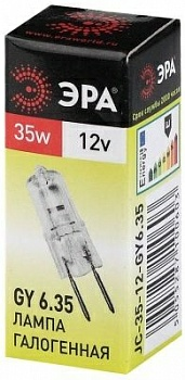 Лампа галогенная ЭРА GY6.35-JC-35W-12V (Китай)