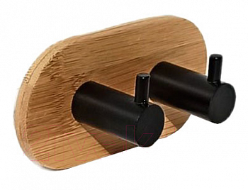 Крючок двойной для ванной бамбук Plain (Польша)