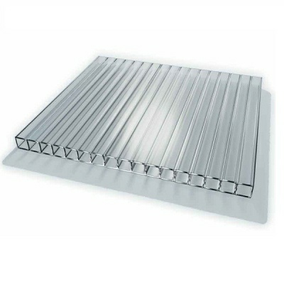 Сотовый поликарбонат прозрачный 2,1м*6м*4мм (Россия)