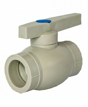 Кран шаровой PP-R Дн 25 серый