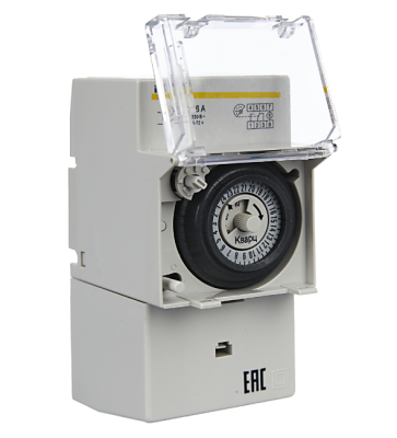 Таймер ТЭМ181 аналоговый  16А 230В на DIN-рейку IEK (Китай)