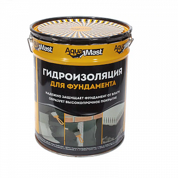 Мастика битумная AquaMast для фундамента Мастика битумная AquaMast для фундамента