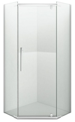 Душевое ограждение IVA E1PC100C прозрачное стекло 100*100*200 (Китай)