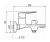 Смеситель для ванны FLAT Nordlain 21457001 (Эстония)