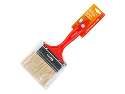 Кисть плоская для стен и фасадов смешанная щетина STARTUL MASTER 100мм (Китай)