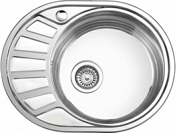 Мойка L85745-6R Ledeme, глянец, нерж. сталь, права(Китай)