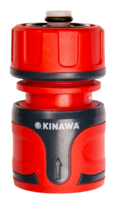 Соединитель для шланга 1/2", быстросъёмный, аквастоп 2489 OKINAWA (Китай)