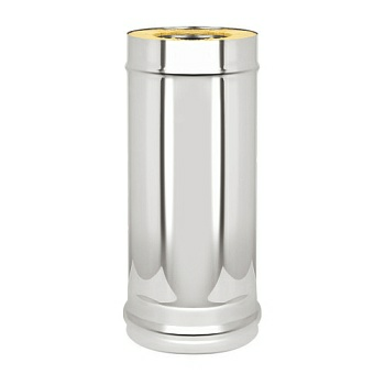 Сэндвич-труба двухконтурная оцинкованная + нержавеющая сталь AISI 430 (Россия)