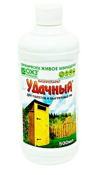 Биопрепарат для туалетов УДАЧНЫЙ (Россия)