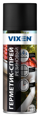 Герметик-спрей резиновый, аэрозоле 520 мл, Vixen VX90200