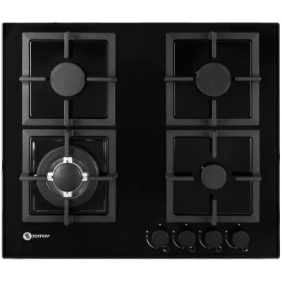 Газовая варочная поверхность Schtoff H6001C02IS Black (Китай)