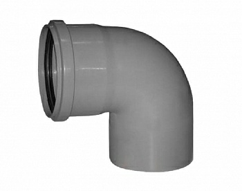 Колено канализационное внутреннее ПП 50/90° (Польша) Колено канализационное внутреннее ПП 50/90° (Польша)