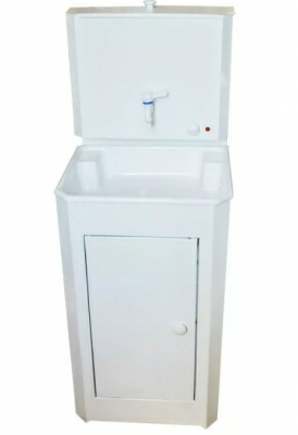 Умывальник Вихрь Комфорт белый с пластиковой мойкой без ЭВН (Россия)