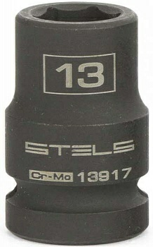Головка ударная шестигранная 1/2 CrMo Stels (Китай)