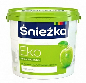Краска акриловая для стен и потолков SNIEZKA EKO в Борисове Краска акриловая для стен и потолков SNIEZKA EKO в Борисове