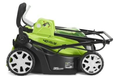 Газонокосилка аккумуляторная Greenworks 40V G40LM35 (c АКБ и ЗУ) 35см (Китай)