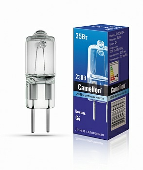 Лампа галогенная G4 JD 35W 220V Camelion (Китай)