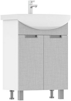 Тумба напольная Volna Vario Sf 60.2D под умывальник Балтика лен (Россия)