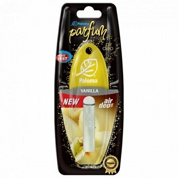 Ароматизатор автомобильный подвесной Paloma Parfum VANILLA (Венгрия)