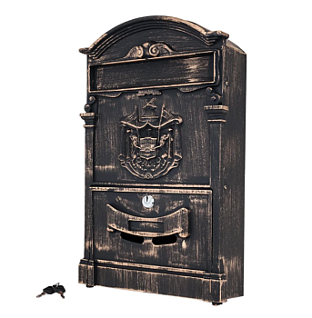 Ящик почтовый №4010В старая бронза (4) 7570 (Россия)